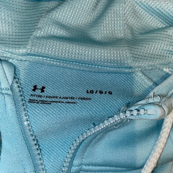Under Armour Light teal Jacket Hoodie Zip Up - Picture 5 of 7